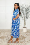 Soft Sonata V-Neck Dress in Blue