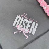 He is Risen Embroidered Sweatshirt