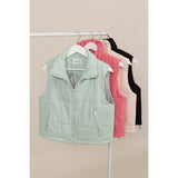 Puffer Vest With Zipper