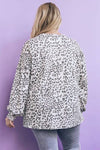 Curvy Leopard French Terry Sweatshirt