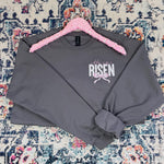 He is Risen Embroidered Sweatshirt