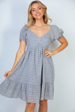 RUFFLED AND READY DRESS