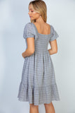 RUFFLED AND READY DRESS