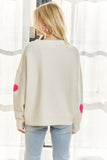 LOVELY HEART SWEATER TOP