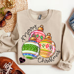 Merry Christmas Balls Sweatshirt