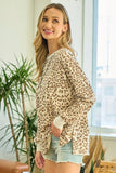 Curvy Leopard French Terry Sweatshirt