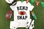 Bend and Snap- Football Graphic T-shirt