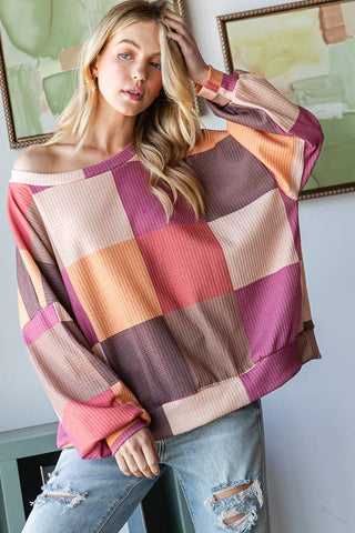 Multi-Colored Oversized Sweatshirt