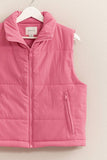 Puffer Vest With Zipper