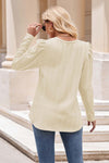 Mandy Round Neck Puff Sleeve Blouse