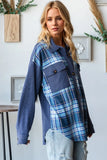 Blue Plaid Shacket