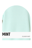 ROUND NECK PUFFY S/S CLOUDY KNIT TOP