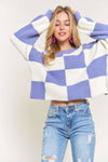 COMFY COLORBLOCK SWEATER TOP