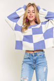 COMFY COLORBLOCK SWEATER TOP