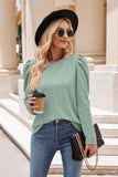 Mandy Round Neck Puff Sleeve Blouse