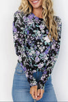 Floral Mesh Top