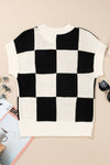 Checker Colorblock Sweater