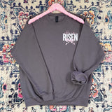 He is Risen Embroidered Sweatshirt