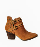 Elsa Leather Ankle Boot in Tan