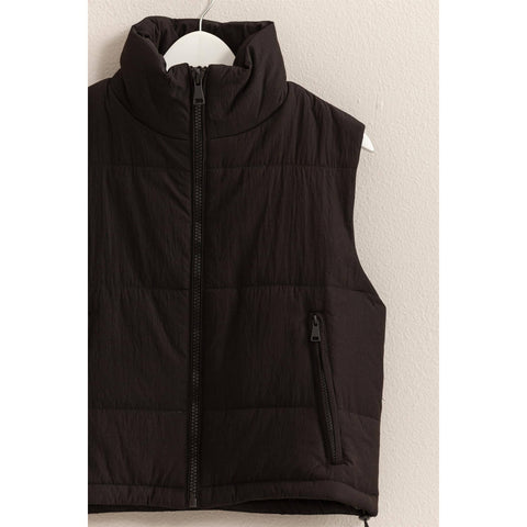 Puffer Vest With Zipper