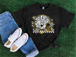 Collage Football Helmet- Football Graphic T-shirt