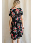 FLORAL BABY DOLL DRESS