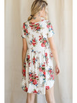 FLORAL BABY DOLL DRESS