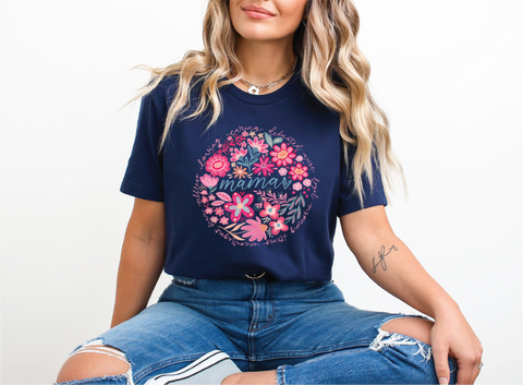 Mama Floral Circle