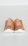 Mayo Glitter Sneaker in Rose Gold