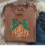 Painted Pumpkin-Graphic T-Shirt