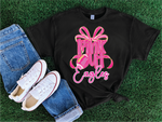 Pink Out Spirit Tee Football- Graphic T-shirt