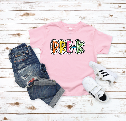 Girls Pre-K Back to School Graphic Tee