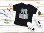 Girls Doodle Preschool Back to School Graphic Tee