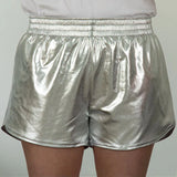 Steph Shorts in Metallic
