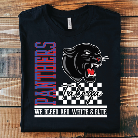 Brenda- Taloga Panthers We Bleed Spirit Tee