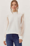 FALL IN LOVE FRILLED TOP