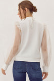 FALL IN LOVE FRILLED TOP