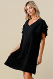 CURVY LEO BLACK DRESS