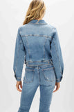 JB RHINESTONE EMBELLISHED DENIM JACKET