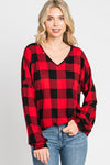 BEAUTY PLAID TOP