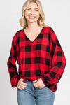 BEAUTY PLAID TOP