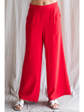 RED HOT FLARED PANTS