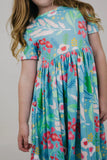 SPRING BREEZE S/S TWIRL DRESS