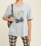 SMILE OVERSIZED TOP