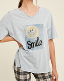 SMILE OVERSIZED TOP