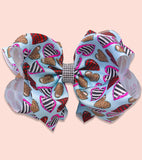 GIRL'S PRINTED HAIR BOW