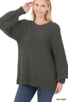 POPCORN PULLOVER SWEATER