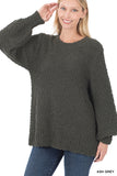 POPCORN PULLOVER SWEATER