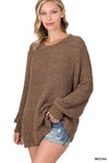 POPCORN PULLOVER SWEATER