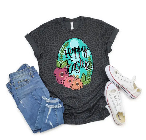 Happy Easter- Floral Tee